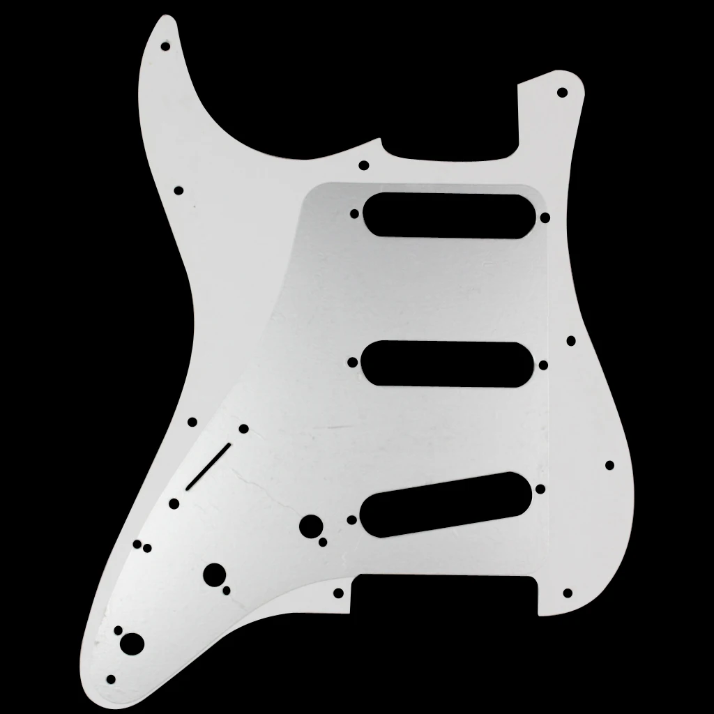 Pickguard 11 отверстий для винтов 3 отверстия захвата гитарная царапина пластина