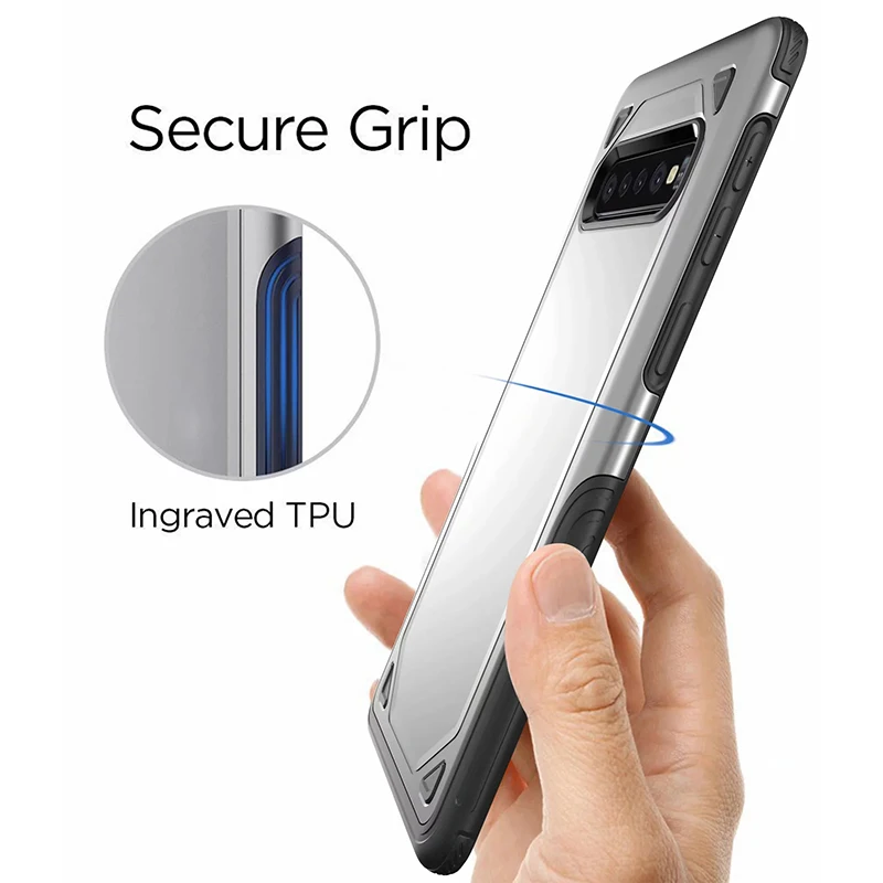 Противоударный чехол для Samsung Galaxy S7 edge S8 S9 S10 S10e Plus Note 8 9 Armor Hybrid TPU PC жесткий