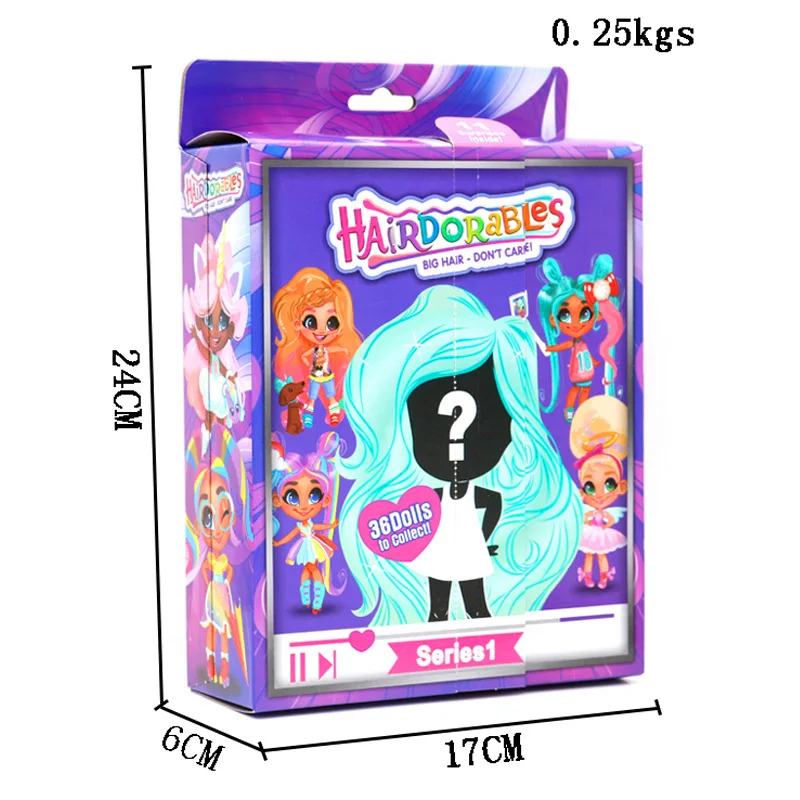 3 шт/лот волосы красота куклы с сюрпризом для девочек Забавные игрушки Детские