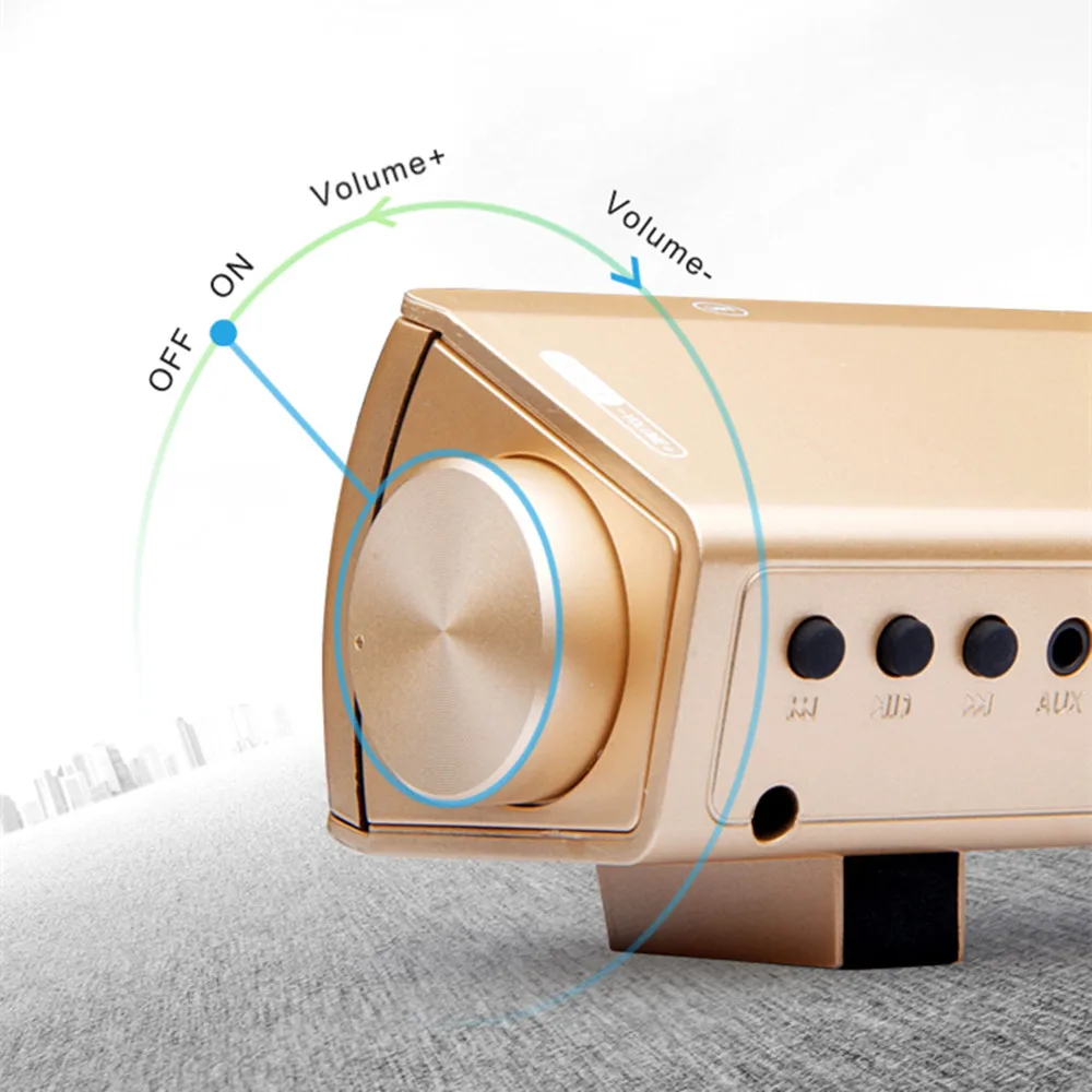 Speakers Bluetooth Speaker 10w S08 Soundbar Home Audio Theater Subwoofer Bass System Receiver 3.0 USB | Электроника