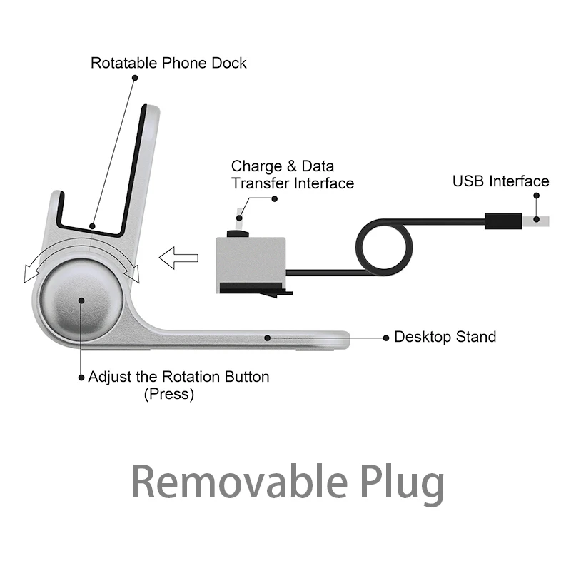 Док-станция зарядная Leebote USB Type-C для Samsung S8 S9 | Мобильные телефоны и аксессуары
