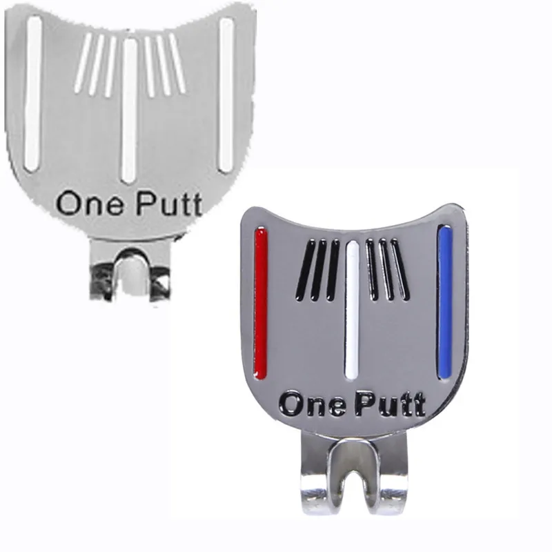 

Golf Hat Clips Golf Putting Alignment Tool Marker One Putt Magnetic Hat Clips for Sport Golf Club Training