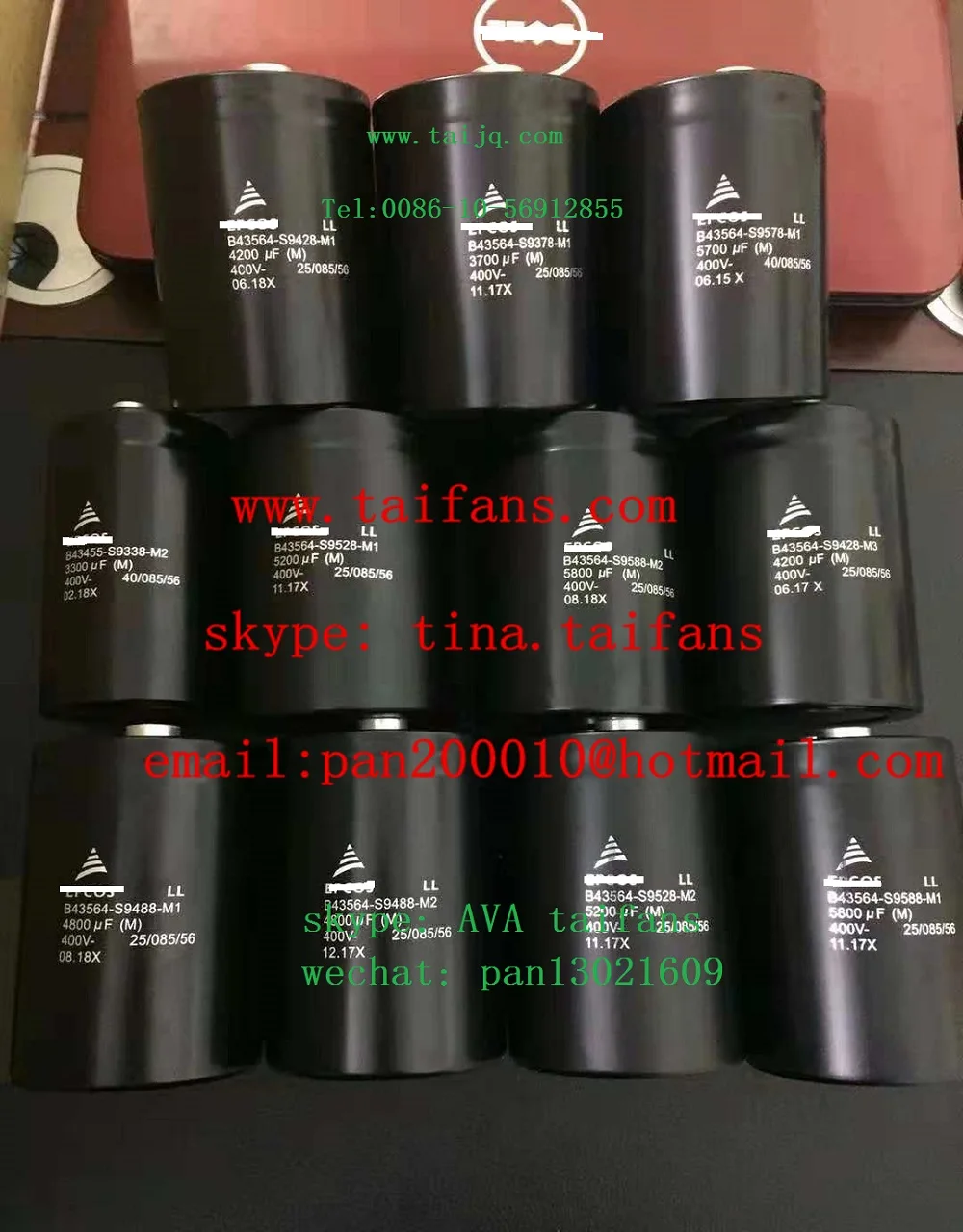 Оригинальный новый конденсатор B43455 S9338 M2 400 в 3300 мкФ B43560 A9228 M 2200 B43566 A0158 Q000 1500