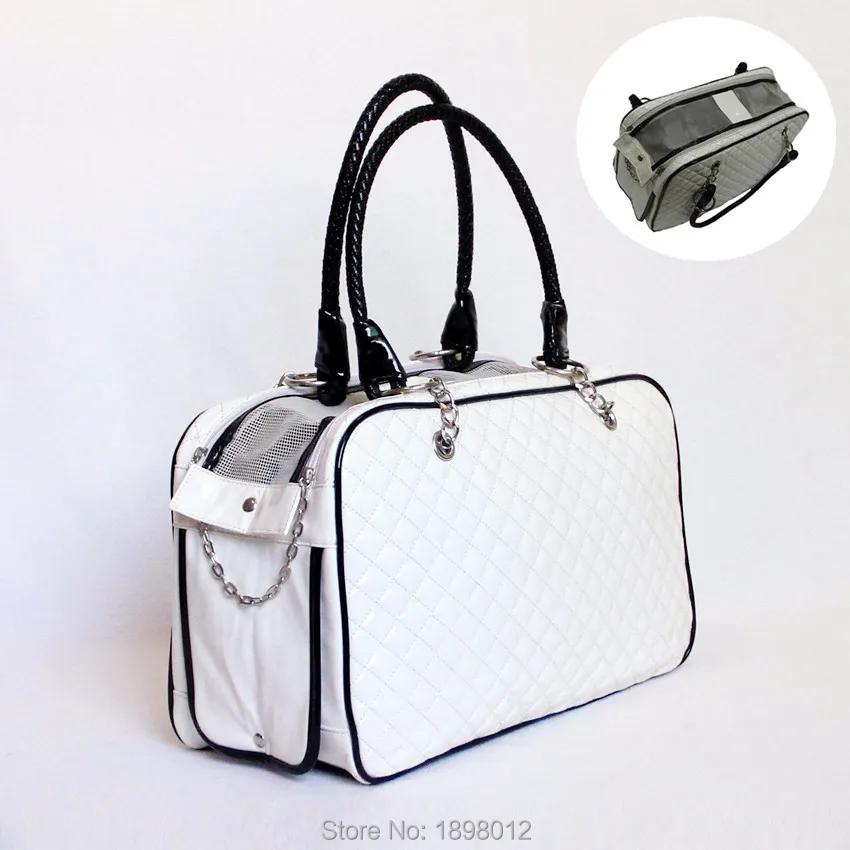 Классическая Кожаная Сумка тоут в стиле ретро для собак сумка переноски