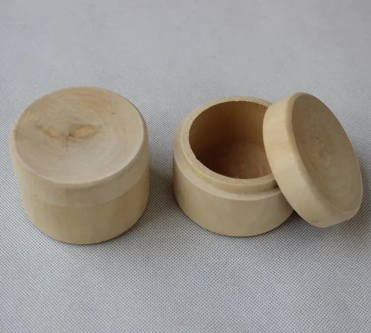 Маленький круглый деревянный ящик для хранения винтажная декоративная шкатулка