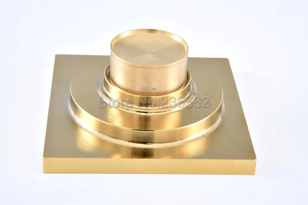 Аксессуары для ванной комнаты/роскошные латунные квадратные напольные решетки