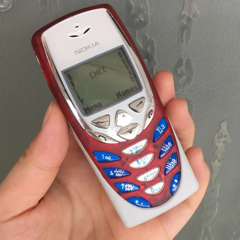 Nokia 8310 мобильный телефон 2G GSM 900/1800 разблокированная арабская клавиатура 8310 красный Восстановленный