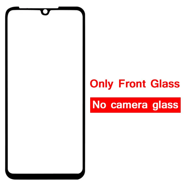 1PC Front Glass 2-в-1 закаленное Стекло для redmi note 7 7A 8A note 8 pro Камера объектив пленка Экран Защитная крышка для Xiaomi redmi note 7 7 pro Стекло - Цвет: 1PC Front Glass