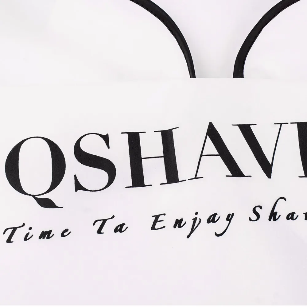 Фартук для бритья с бородой и усами QSHAVE плащ нагрудник присосками прикрепить к
