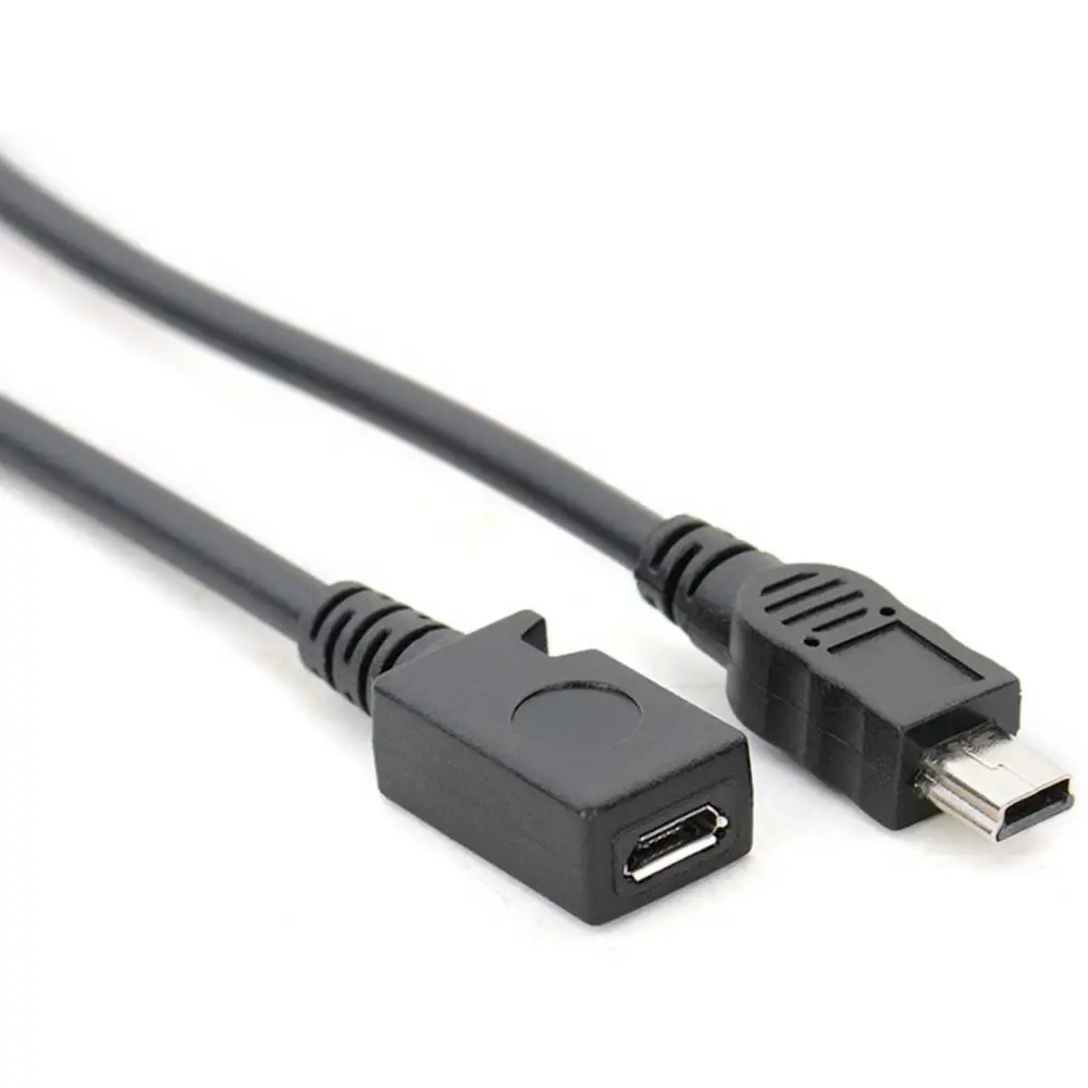 Micro-Mini Мини-usb папа к микро-usb B Женский кабель для зарядки данных адаптер конвертер зарядное устройство кабель для передачи данных - Цвет: Micro-Mini