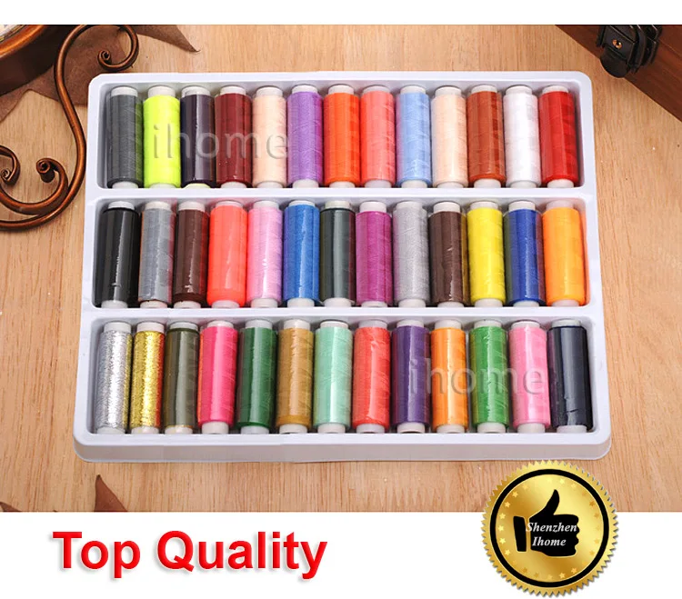 Катушки 39 цветов 200 ярдов оверлок нить для швейной машины полиэстер