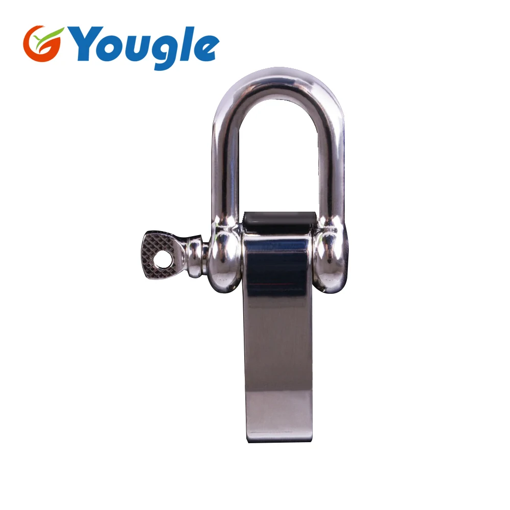 YOUGLE 10 шт./лот u-образная Пряжка из нержавеющей стали регулируемая Скоба для Паракорда браслета