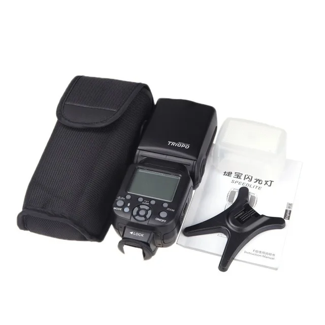 

Triopo TR-586EX Wireless Flash Mode TTL Flash Speedlight Speedlite For Canon EOS 550D 60D 5D Mark II as YONGNUO YN-568EX II