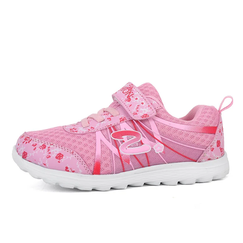 2017 Spring/Autumn Children Girl Sports Shoes Fashion Sneaker Kids Casual Cartoon Princess Breathable | Детская одежда и обувь