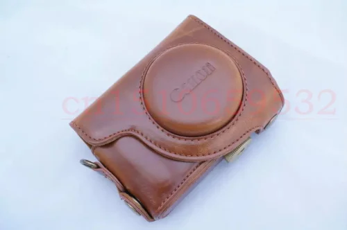Новый чехол для камеры из искусственной кожи с плечевым ремнем Canon S100 S110 S120|camera case