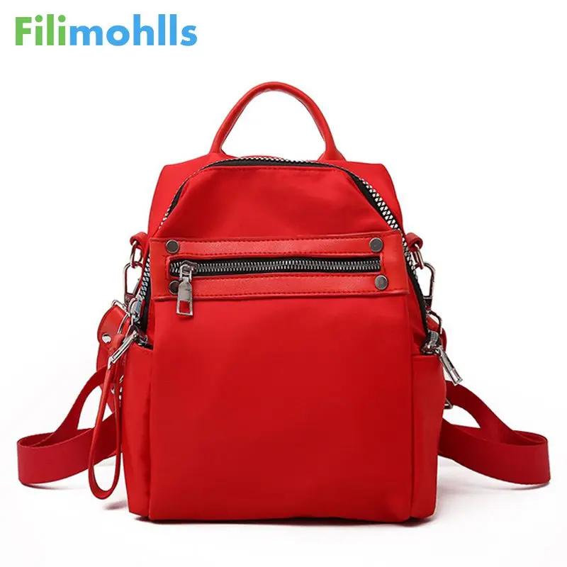 

Fashion Women Backpack Causal Nylon Back pack High Quality Female Shoulder bag School Backpacks for For Teenagers Girls S1872