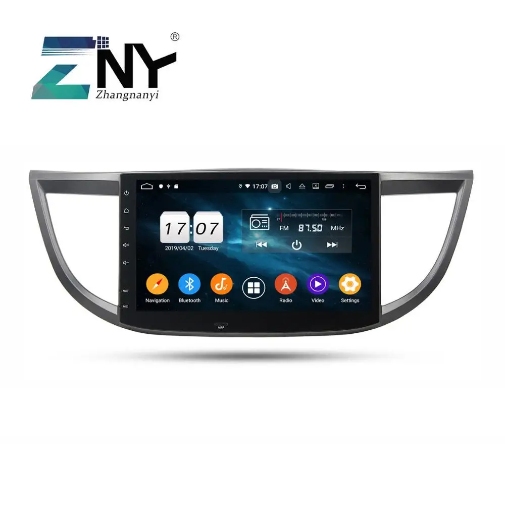 10 1 &quotips в тире Один Din Android 9 0 автомобильный стерео gps для Honda CR V 2012 2013 2014 2015 радио FM