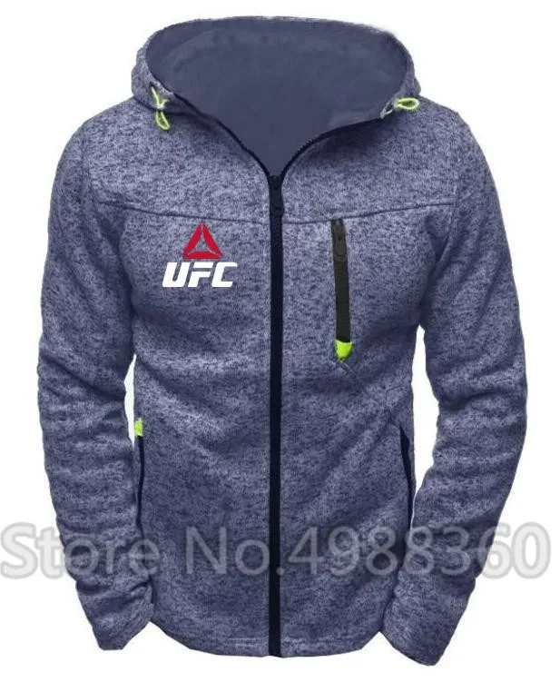 Горячая 2019 новая весенняя мода UFC неограниченная Толстовка MMA Мужской кардиган на