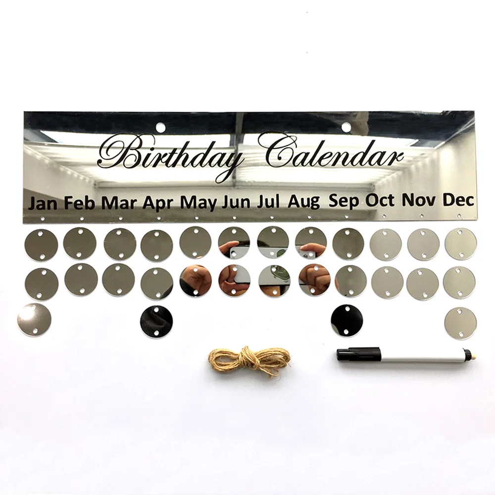 Funlife высококлассные сделай сам Семейный календарь открытка на день рождения