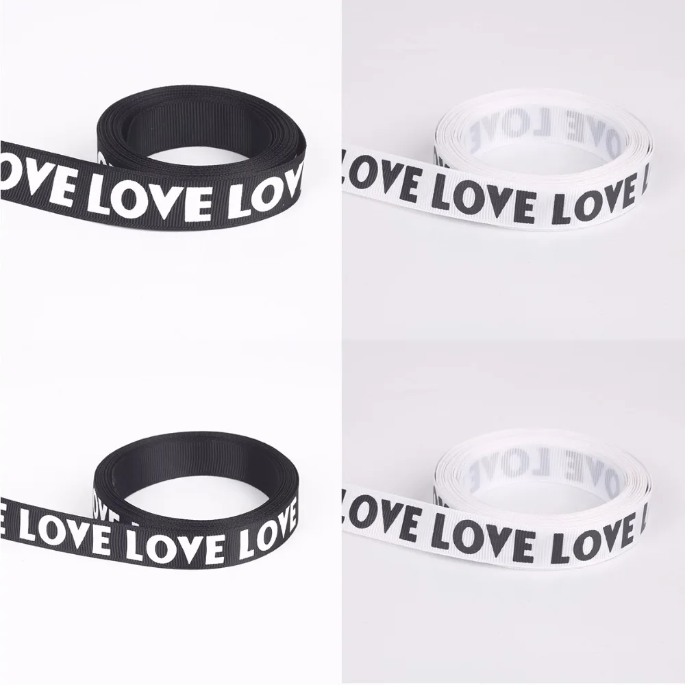 5 ярдов/партия лента с принтом LOVE 15/20 мм|printed ribbon|grosgrain printed ribbonribbon ribbon |