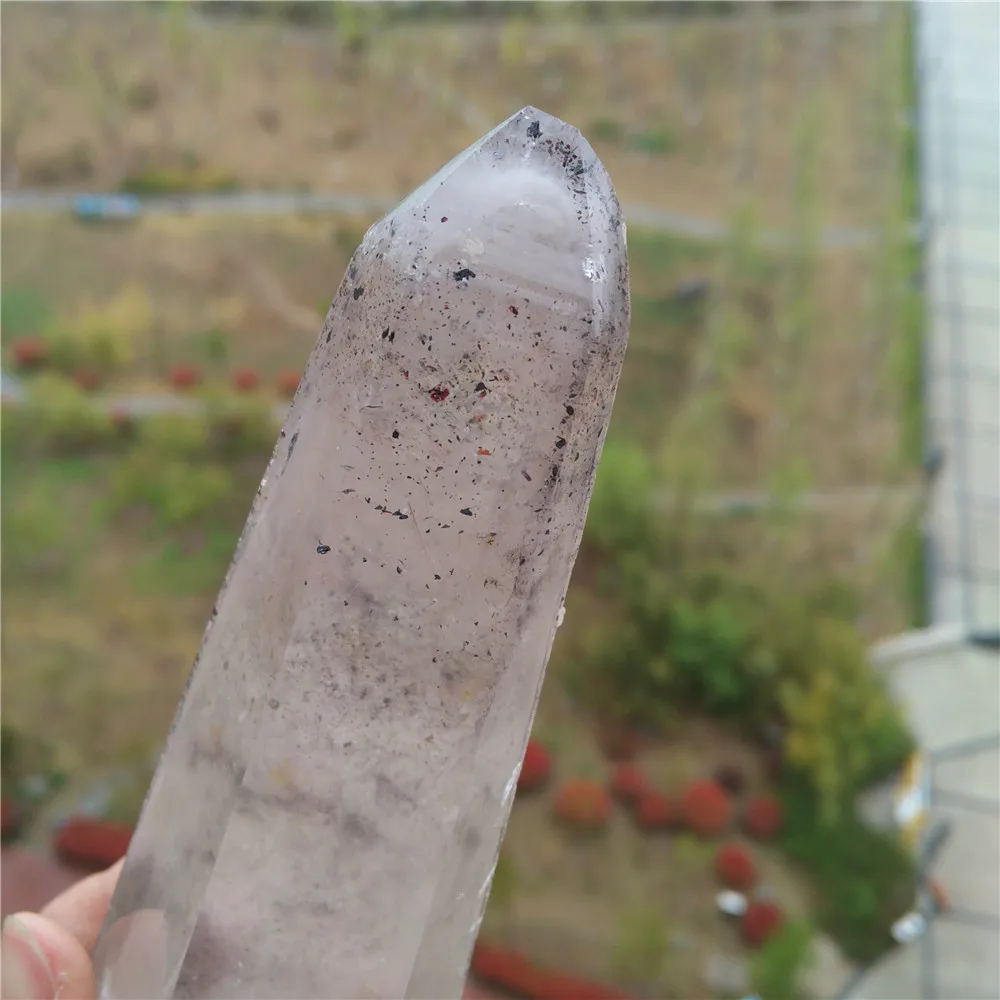 Натуральный кристаллический камень точечные камни кварцевый кристалл точечный