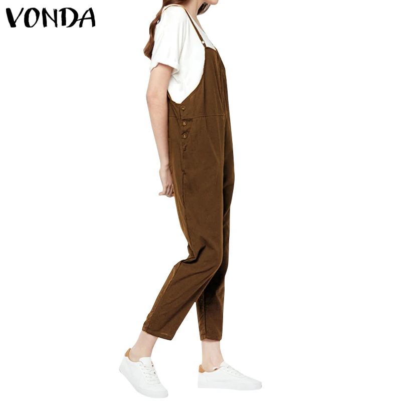 VONDA, Одежда для беременных,, Комбинезоны на лямках для беременных, женские комбинезоны, повседневные штаны для беременных, брюки без рукавов, Комбинезоны