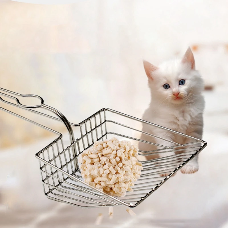 Полностью выдолбленная Лопата для кошачьего туалета с крюком многоцелевая щетка