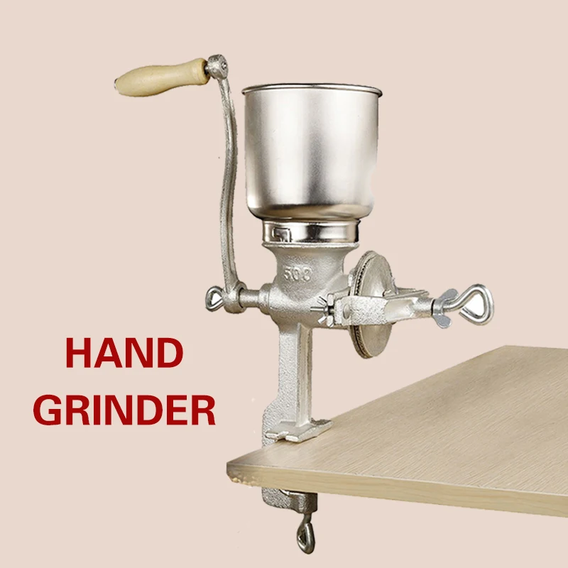 Ручная мини кофемолка из нержавеющей стали измельчитель для зерен кофе еды