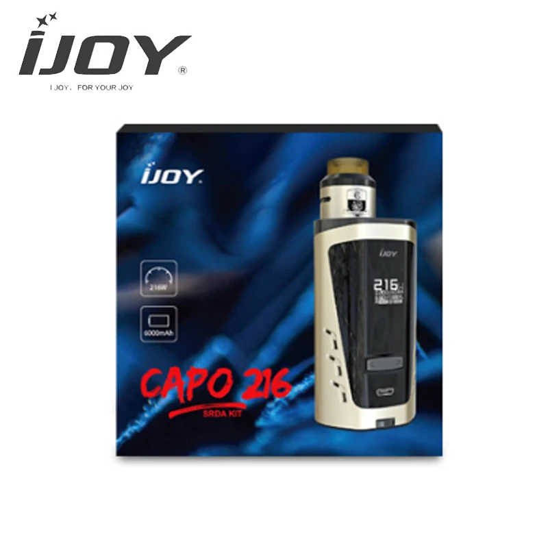 Новый огромный объем IJOY CAPO 216 SRDA Kit 216w Squonk Box Mod 0.13ohm Comba Srda Tank 2 шт 20700 батарея