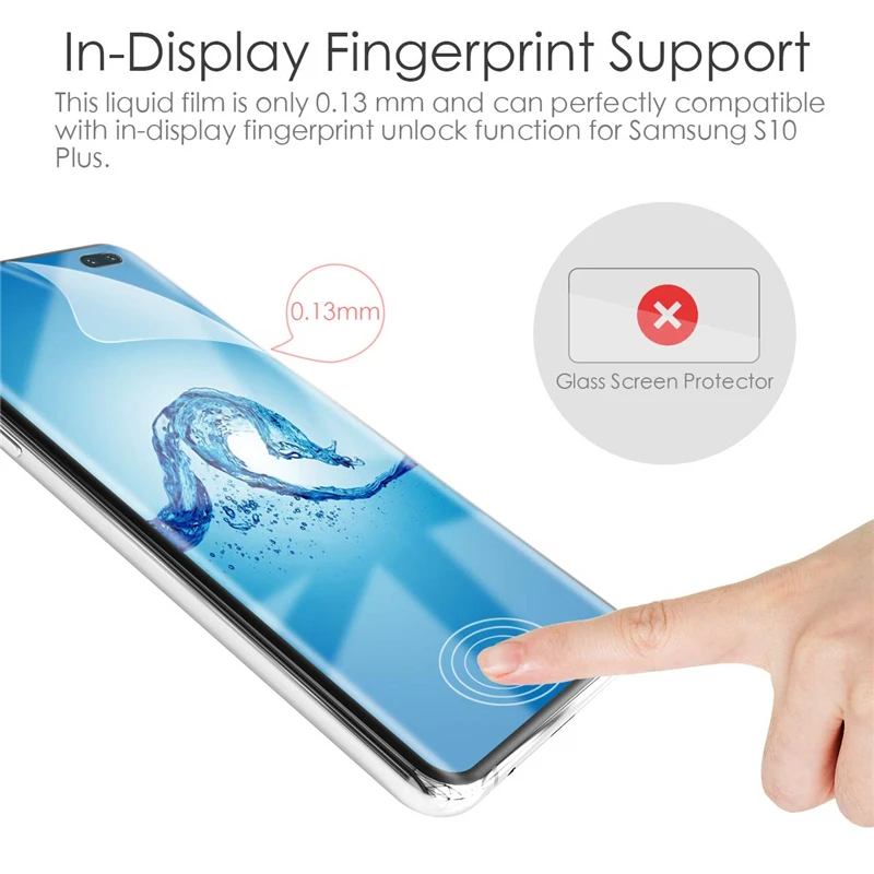 Защитный чехол из ТПУ для Samsung Galaxy S10 Plus мягкий с полным покрытием ПЭТ S8 S9 S10e + Note 9