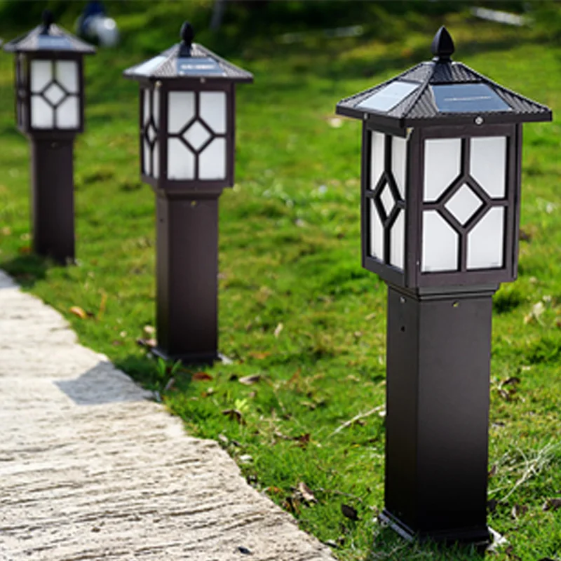 Лужайка лампа Сад Открытый водонепроницаемый Солнечный пейзаж свет СИД лужайка