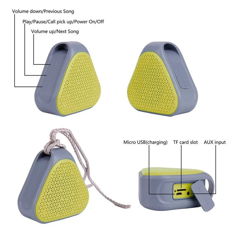 HIPERDEAL Bluetooth водонепроницаемый противоударный p портативный динамик 4 1