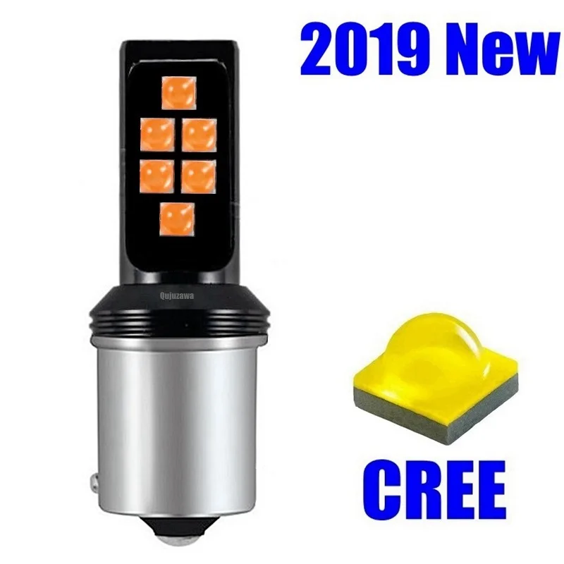 1156PY 7507 PY21W BAU15S 12 SMD светодиодный чип Cree автомобильная светодиодная лампа заднего