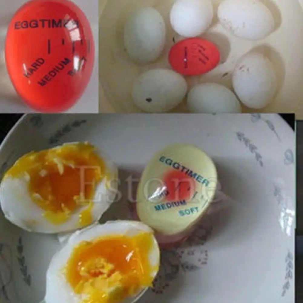 Egg Perfect Color Changing Timer Yummy Soft Hard Boiled Eggs Cooking Kitchen Tool