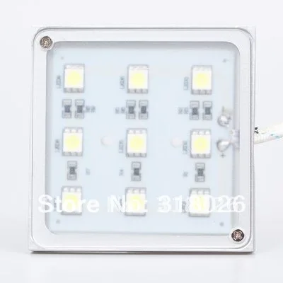 Светодиодная квадратная тонкая панель 1 8 Вт 9 шт. SMD5050 12 В постоянного тока вход