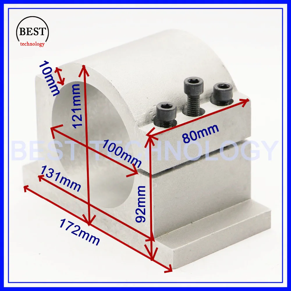 CNC мотор шпинделя 3kw ER20 с водяным охлаждением 4 подшипники для камня и VFD/инвертор