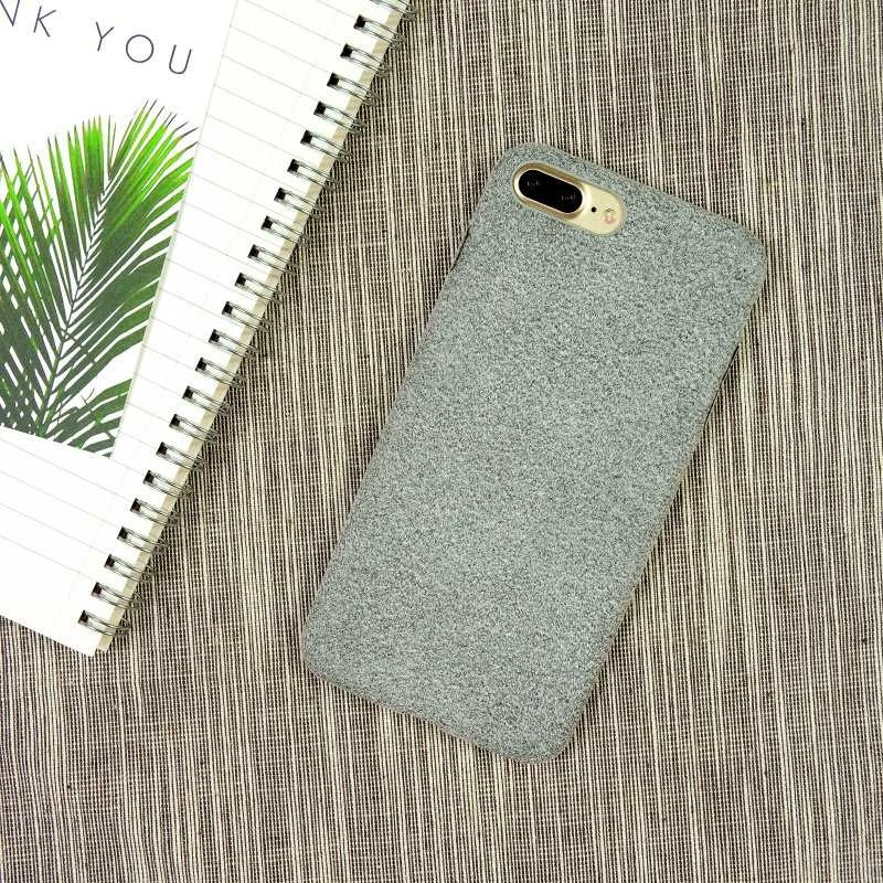 CHOEOIWE/фланелевые матовые чехол для iPhone 6 ручной работы S 7 8 Plus из микрофибры