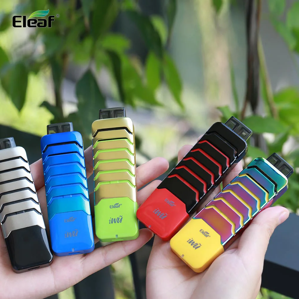 Оригинальный Eleaf iWu комплект pod системы 15 Вт Макс и 2 мл ёмкость с 700 мАч батарея TPD