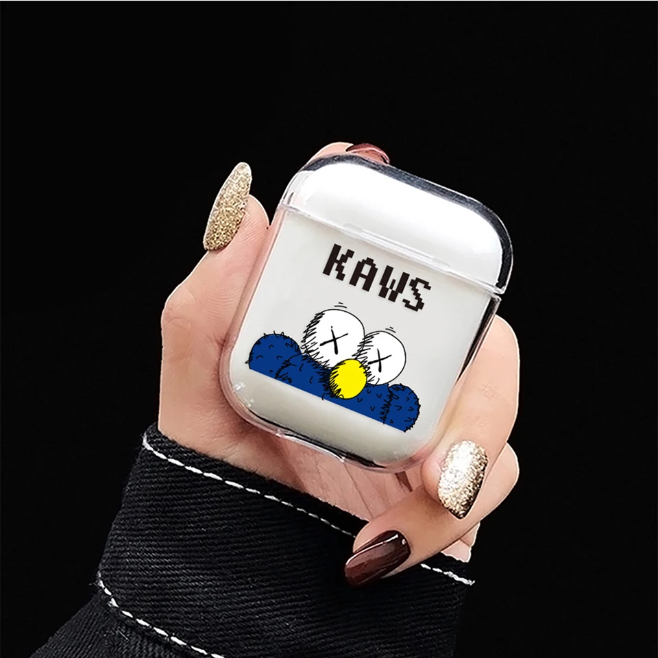 Милый прозрачный чехол для APPLE Airpods чехол Кристалл Bluetooth жесткий кейс для наушников беспроводные наушники зарядка коробка сумка