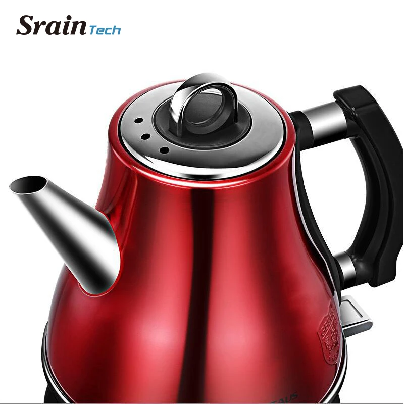 Sraintech нержавеющая сталь Электрические Чайники цвет красная краска 1.2L 1500 Вт