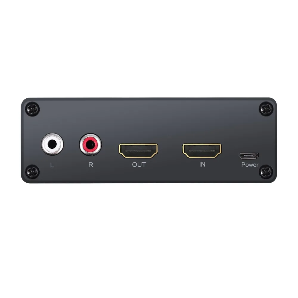 LiNKFOR HDMI к HDMI+ RCA+ 3,5 мм аудио экстрактор с регулятором громкости и выключателем питания Поддержка 4K 3D HDMI аудио экстрактор