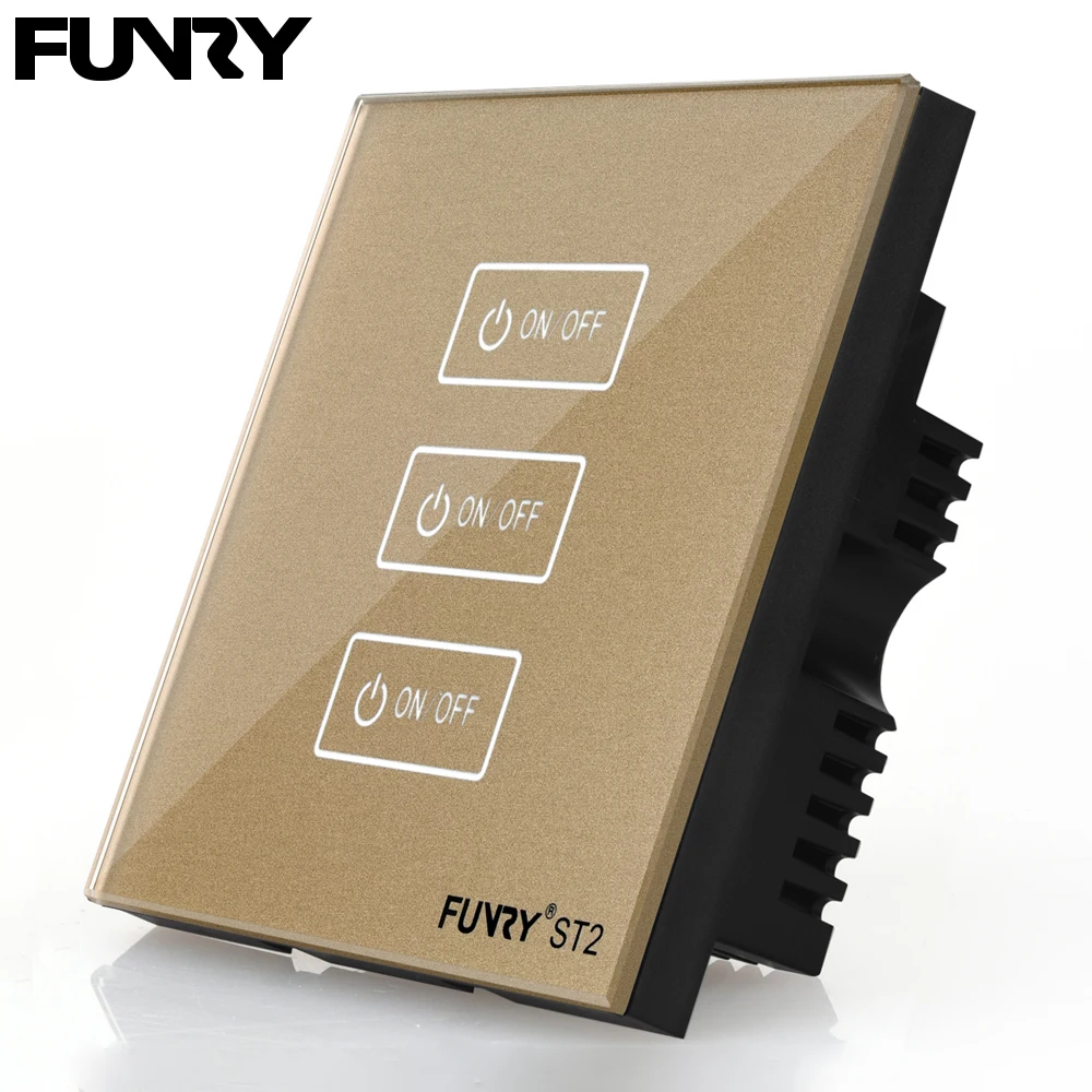 Funry ST2 3Gang стандарт Великобритании пульт дистанционного управления лампа