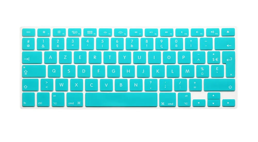ЕС Французский клавиатура azerty обложки клавиатура чехол для Macbook 1" 15" с Название модели A1286, A1502, A1425, A1398, A1314 и т. д