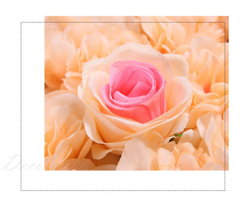 yumai 40* 60 см Розовые Лепестки Искусственных Цветов Фон Стены Свадебные Украшения