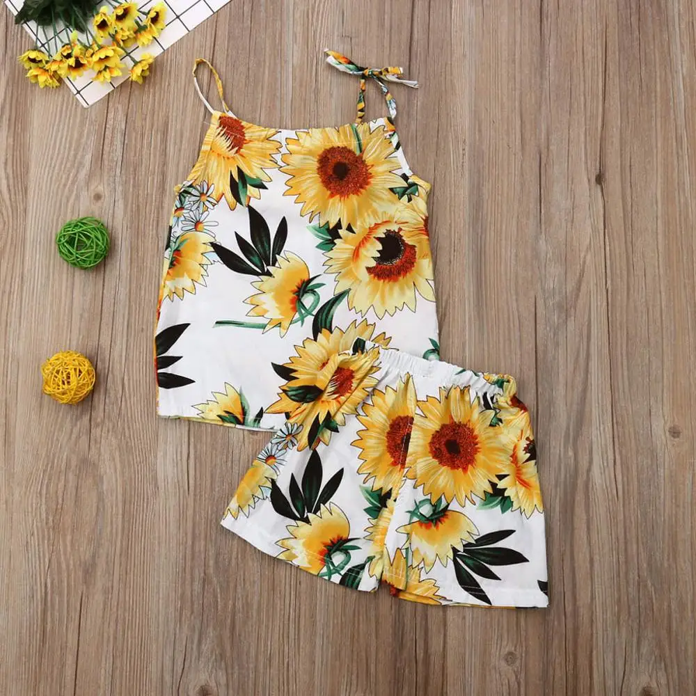 Одежда для маленьких девочек 2019 г. Комплект одежды маленького ребенка без