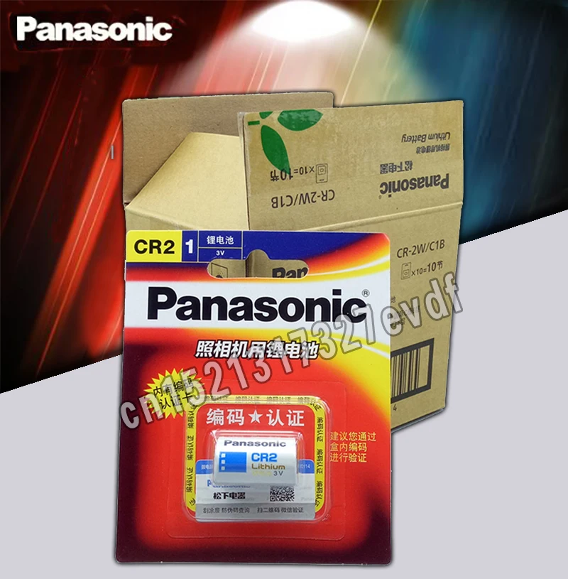 2 упак./лот Panasonic CR2 3V CR15H270 850 мА/ч, литий Батарея Камера батареи