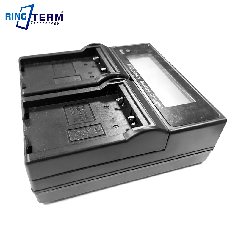 Двойное зарядное устройство с ЖК дисплеем Sreen Fit FNP T125 NP батарея для цифровых камер