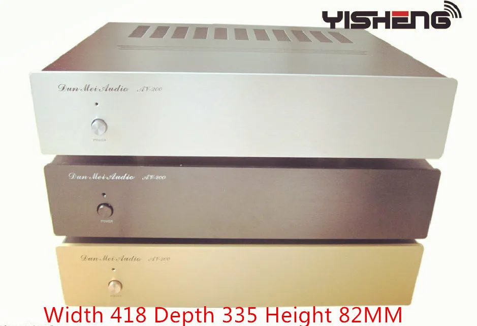 Корпус Корпуса усилителя 430*102*348 мм A 200 корпус коробка для сборки|tube amp chassis|amplifier