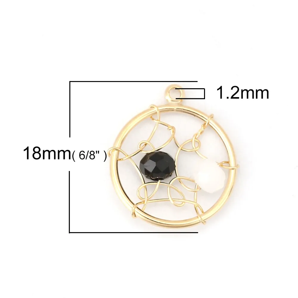 DoreenBeads модные ювелирные изделия сделай сам подвеска из акрила и меди