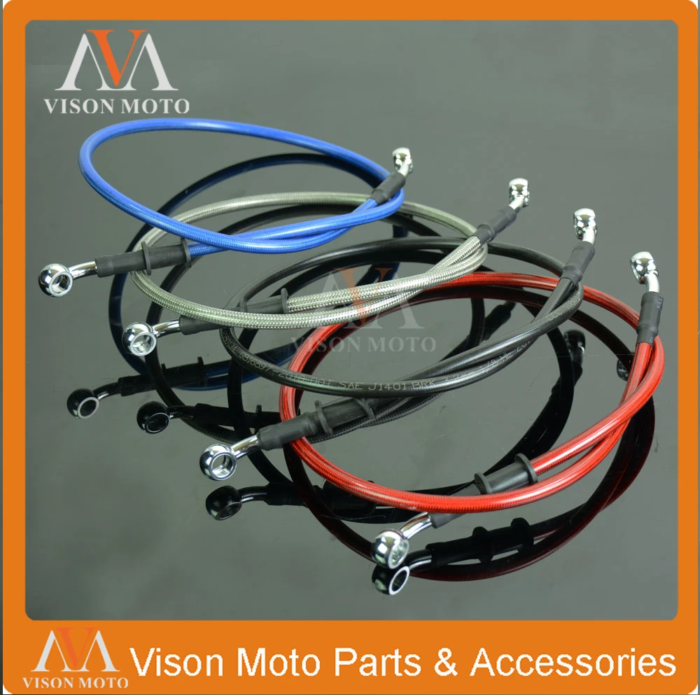 Универсальный черный плетеный стальной гидравлический тормоз 500 мм до 2000 для